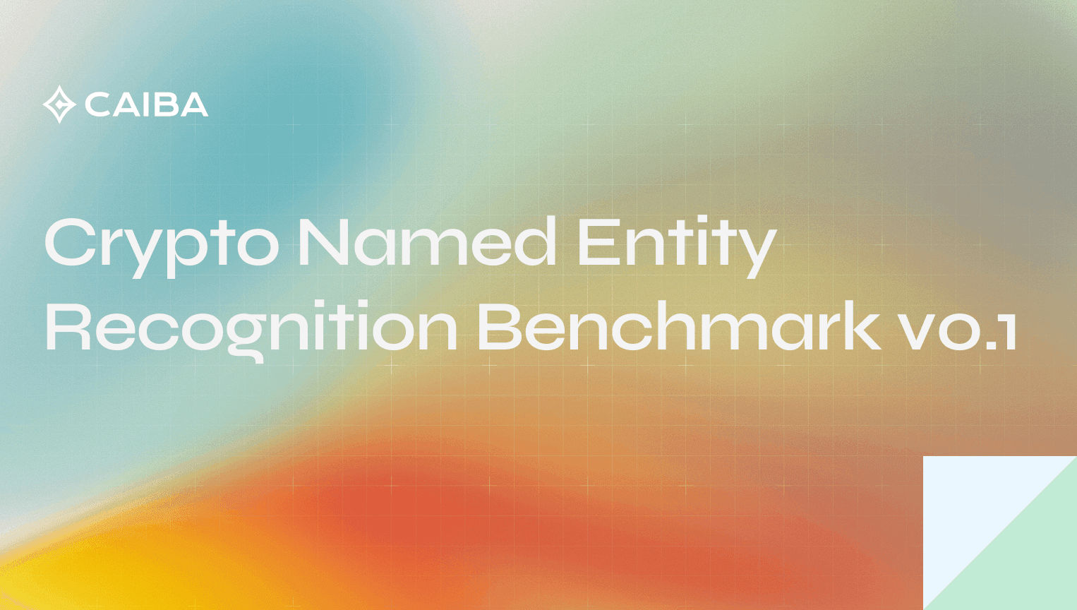 Crypto Named Entity Recognition Benchmark v0.1
